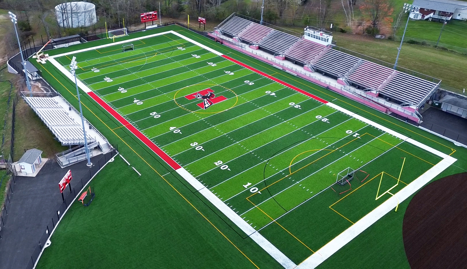 Athletic Field Artificial Turf Installation in The Woodlands, TX