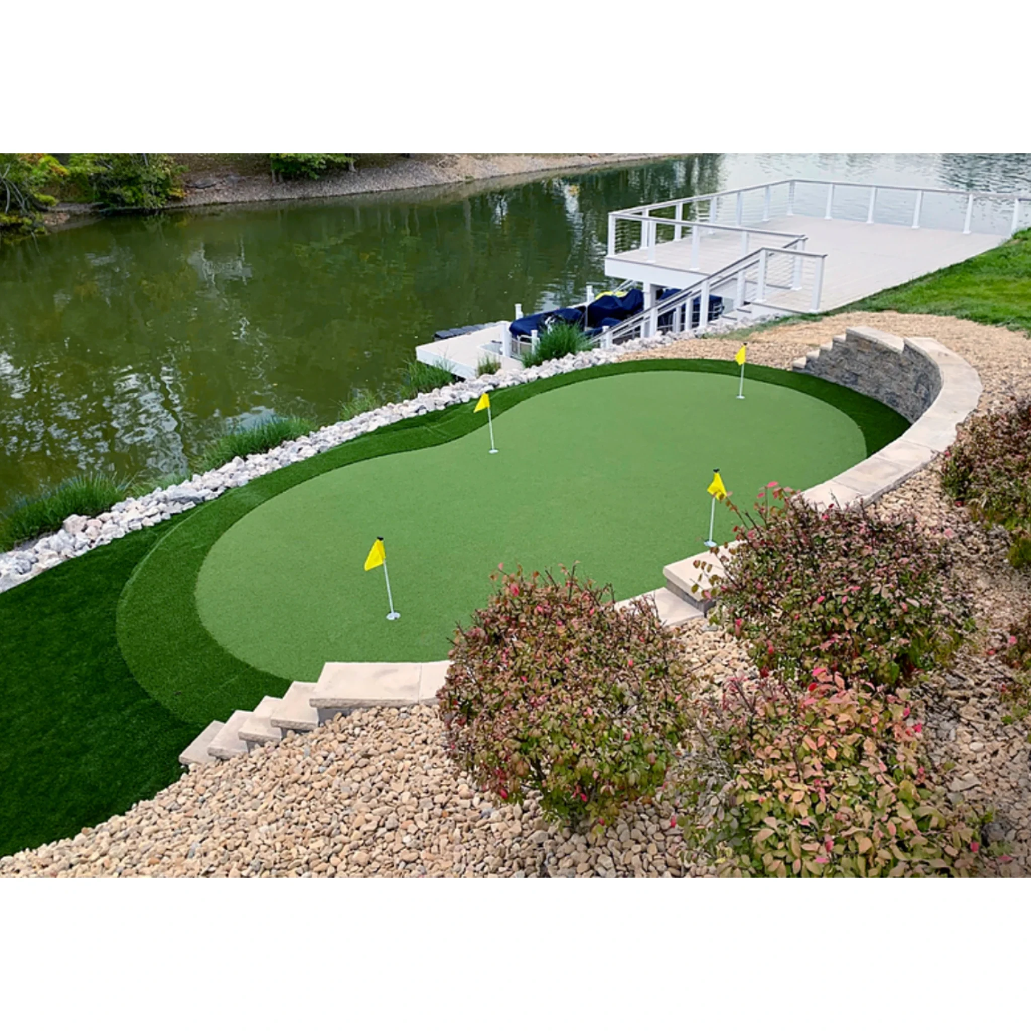 Synthetic Putting Green Design and Install in The Woodlands, TX